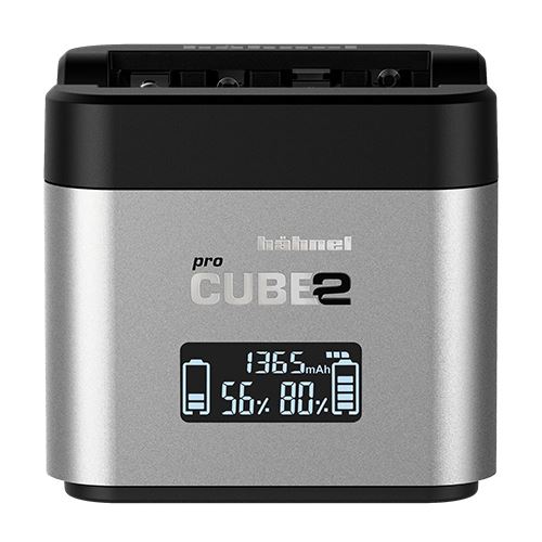 Hähnel Doppelladegerät Pro Cube 2 - Canon mit LCD-Display retail