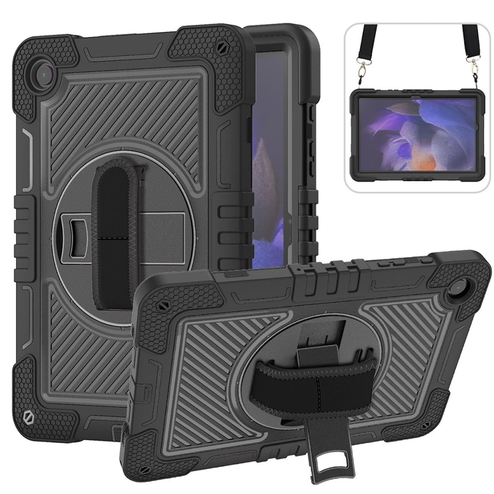 Hybrid Silikon Hülle für Samsung Galaxy Tab A11 Haltegriff & Schultergurt