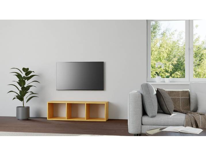 Schlichtes Sideboard aus Holz Nussbaum (amerika­nisch) Natur geölt