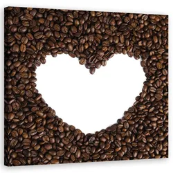 WANDBILD kaffee herz