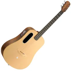 Lava Music Gitarre ME4 Spruce 41 Zoll Woodgrain Brown (Akustik Gitarre, Fichte, High pressure laminate (HPL), Okoume), Gitarre, Braun