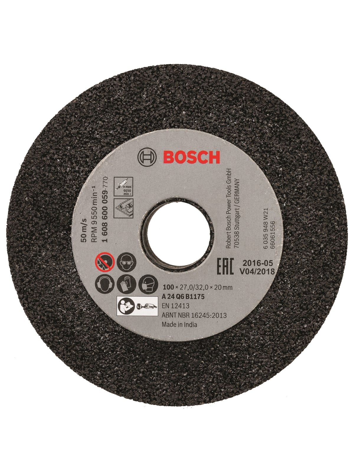 Bosch SLIBESKIVE KORUND 100MM K24 GGS 6