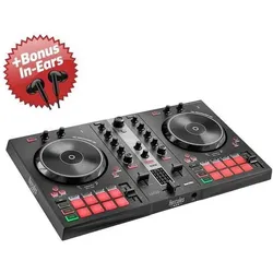 Hercules DJ Control Inpulse 300 MK2 + Bonus In-Ear Kopfhörer, DJ Controller