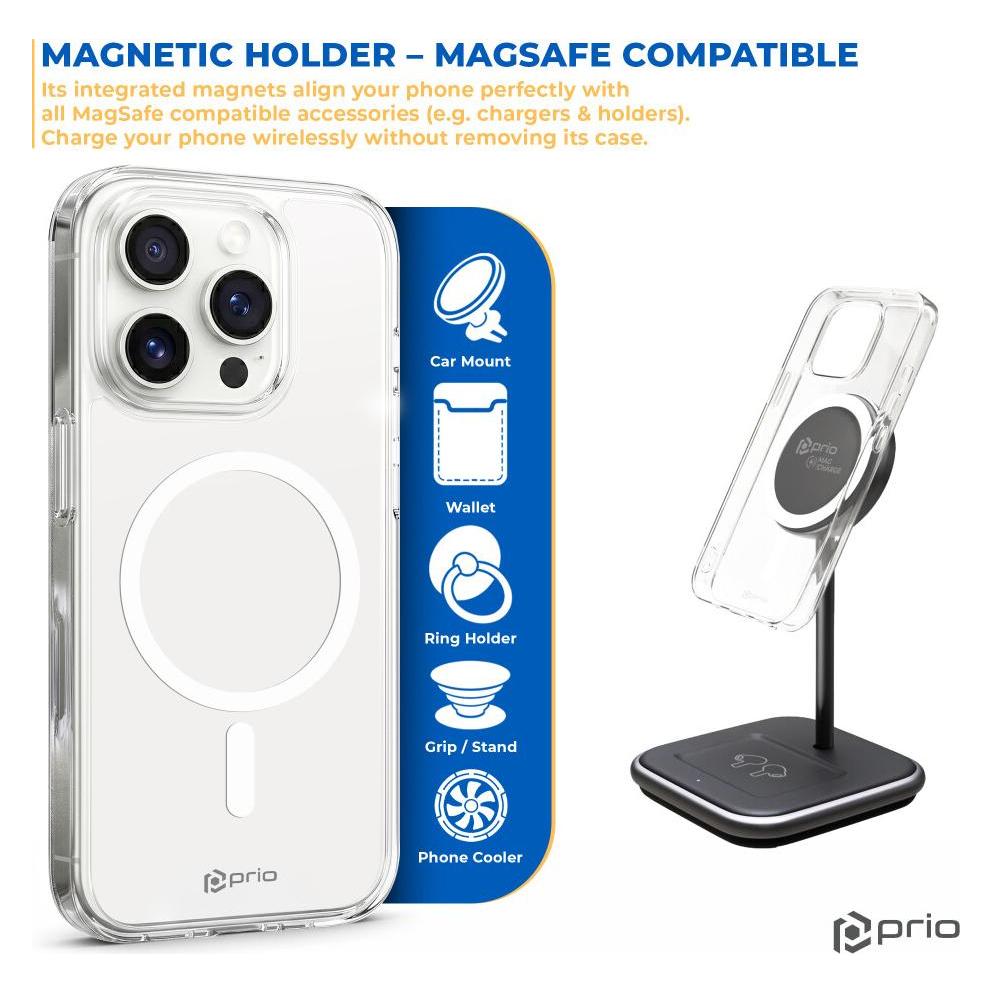 prio Protective Case MAG für iPhone 17 Air (6,6 Zoll) klar (Apple iPhone Air) (PPC-1342)