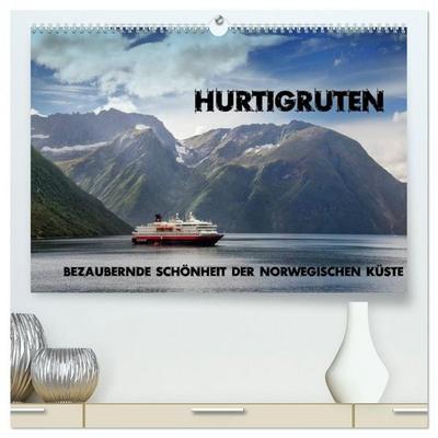 Hurtigruten - Bezaubernde Schönheit der norwegischen Küste (hochwertiger Premium Wandkalender 2026 DIN A2 quer), Kunstdruck in Hochglanz