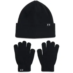 UNDER ARMOUR Mütze und Handschuhe Set Kinder 001 - black/castlerock/black