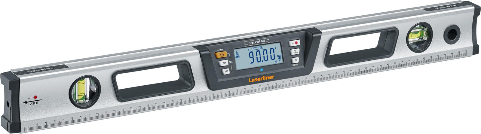 Laserliner DigiLevel Pro 60 waterpas, grijs, 0,6 meter, 0,5 mm nauwkeurigheid, LCD-display
