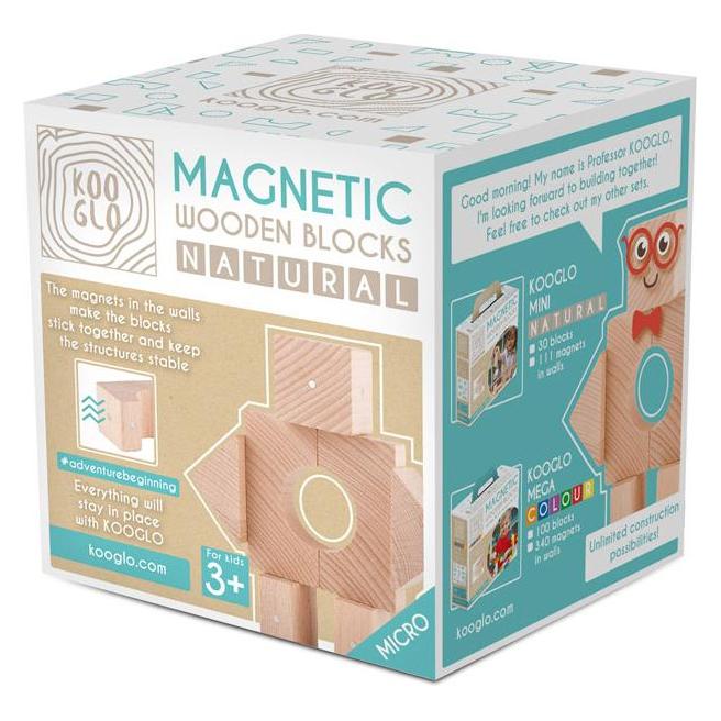 Kooglo MICRO PROFI Set 7 magnetische Holzteile (65157002)