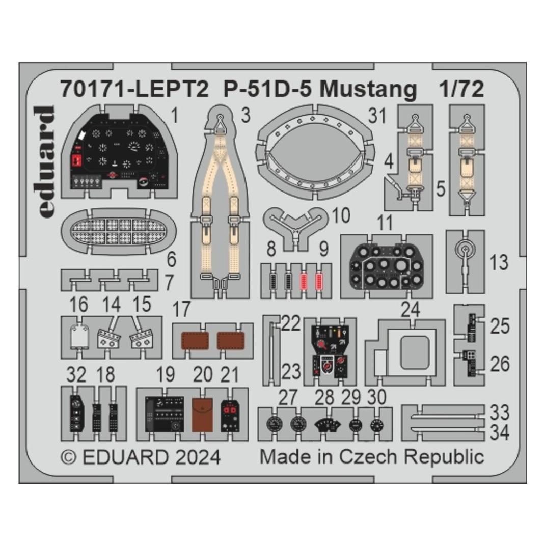 Eduard P-51D-5 Mustang EDUARD-PROFIPACK (70171)