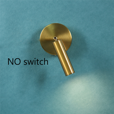 Friendly Fresh Finds Modern LED Reading Wall Light Adjustable Folding Bedside Wall Lamp With Switch golden No Switch