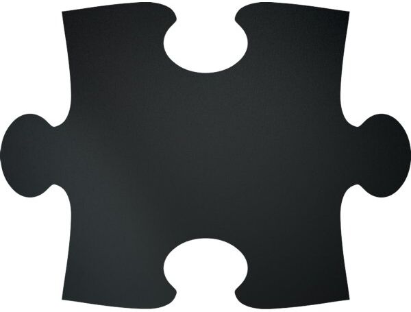 Securit Silhouette Puzzle Kridttavle, 6 Stk.