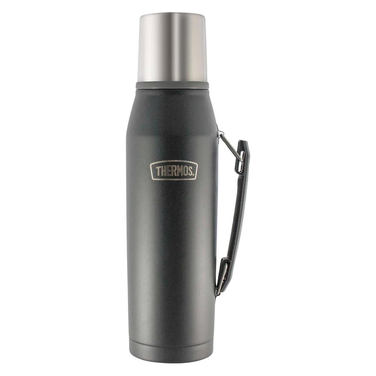 Thermos - Vacuum Flask 1.3 Liters - Matte Grey (1.30 l) (34569)