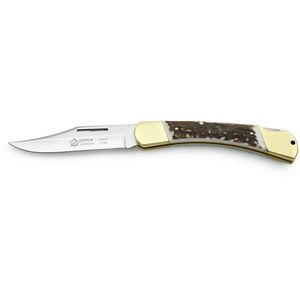 Puma-Knives Taschenmesser prince, braun, 1 Funktion, mit Hirschhorngriff & Edelstahl-Zweihandklinge