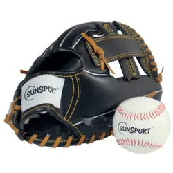 Baseballhandschuh & Baseball Ø7 cm