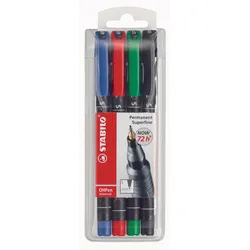 STABILO OHPen universal Folienstifte-Set 0.4 mm Mehrfarbig