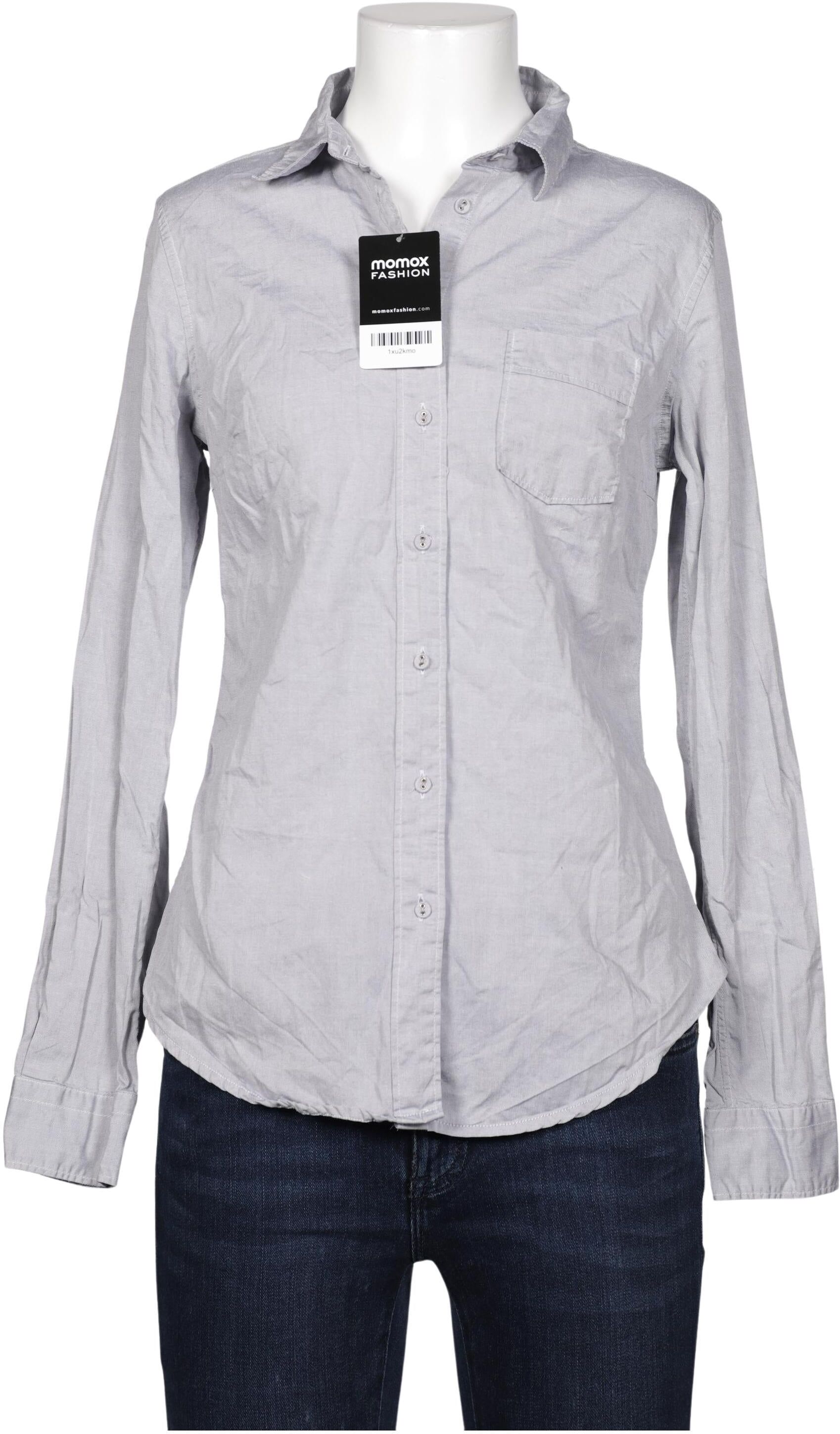 B.d.baggies Damen Bluse, Grau, Gr. 7Xl, Baumwolle - Second Hand