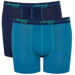 Sloggi 2P Men Start Short C2P Blau Baumwolle Large Herren