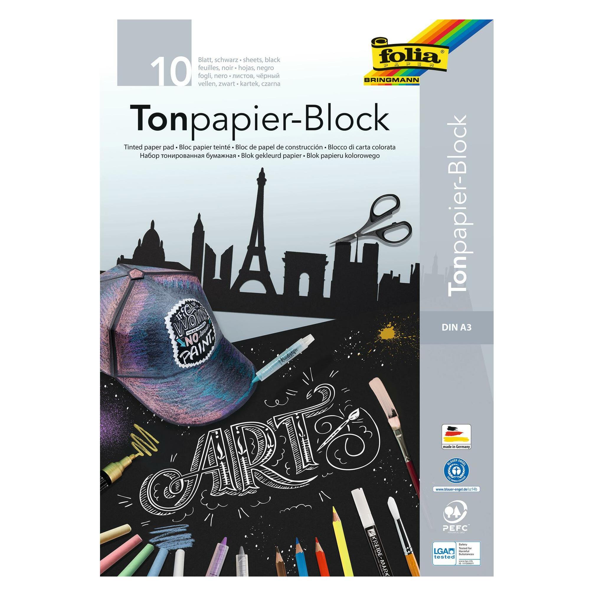 Folia Zeichen- & Bastelblock (A3, Blanko) (9299004)