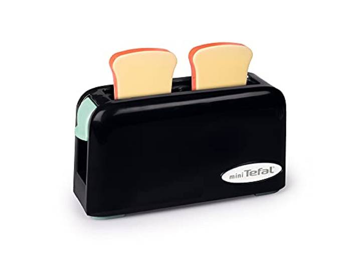Smoby 310527 - Tefal broodrooster, zwart, wit, speelgoedkeuken, vanaf 3 jaar