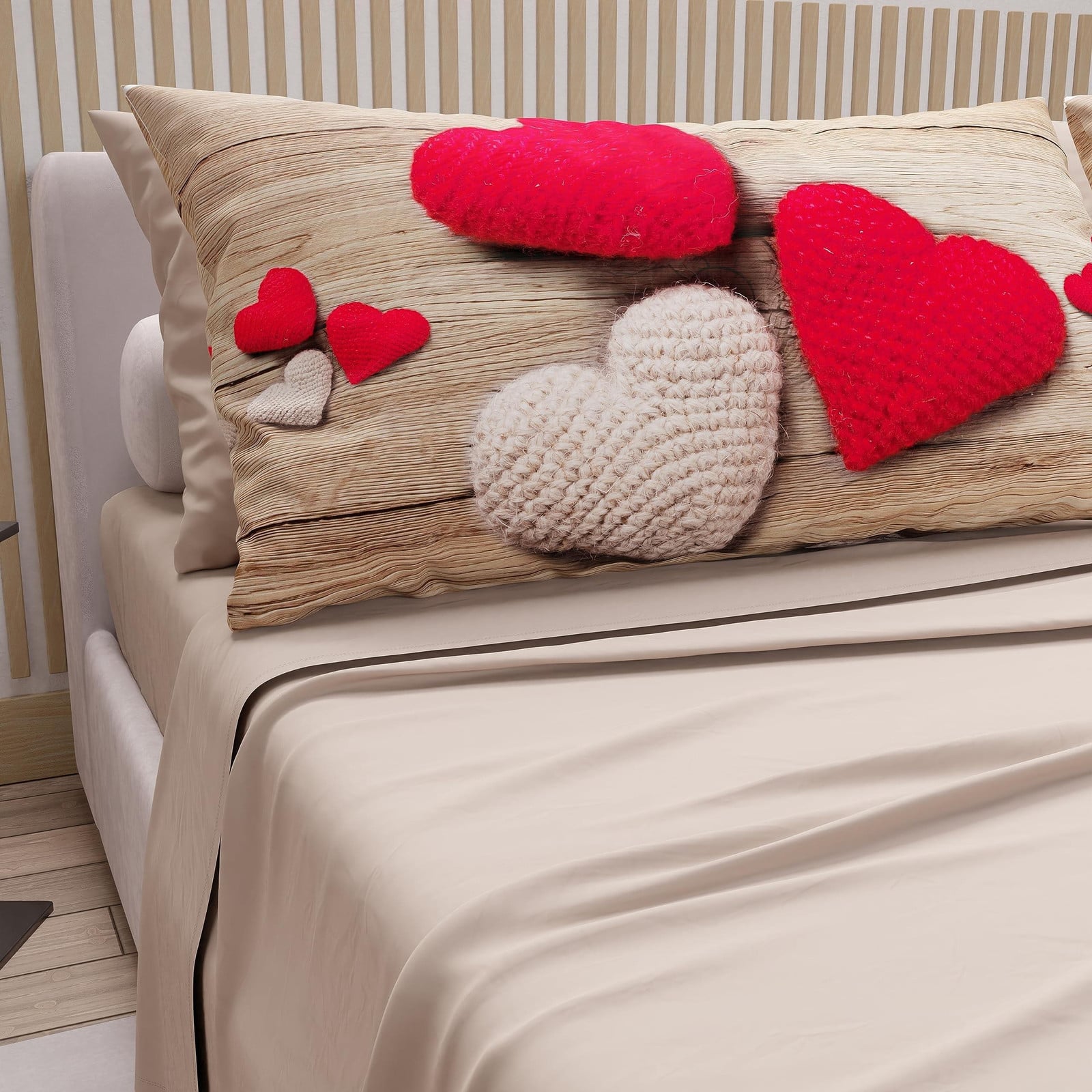Solidchoice Katoenen Bedlinnen Set voor Tweepersoonsbed met Kussenslopen