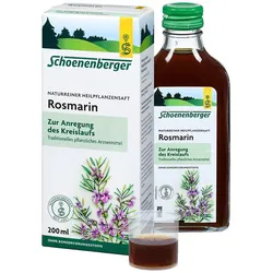 Schoenenberger Naturreiner Heilpflanzensaft Rosmarin 200 ml