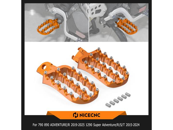 Repose-pieds forgé pour KTM 790 890 Adventure /R 2019 – 2023, repose-pieds pour KTM 950 990 1050 1190 1090 1290 Adventure /R/S/T