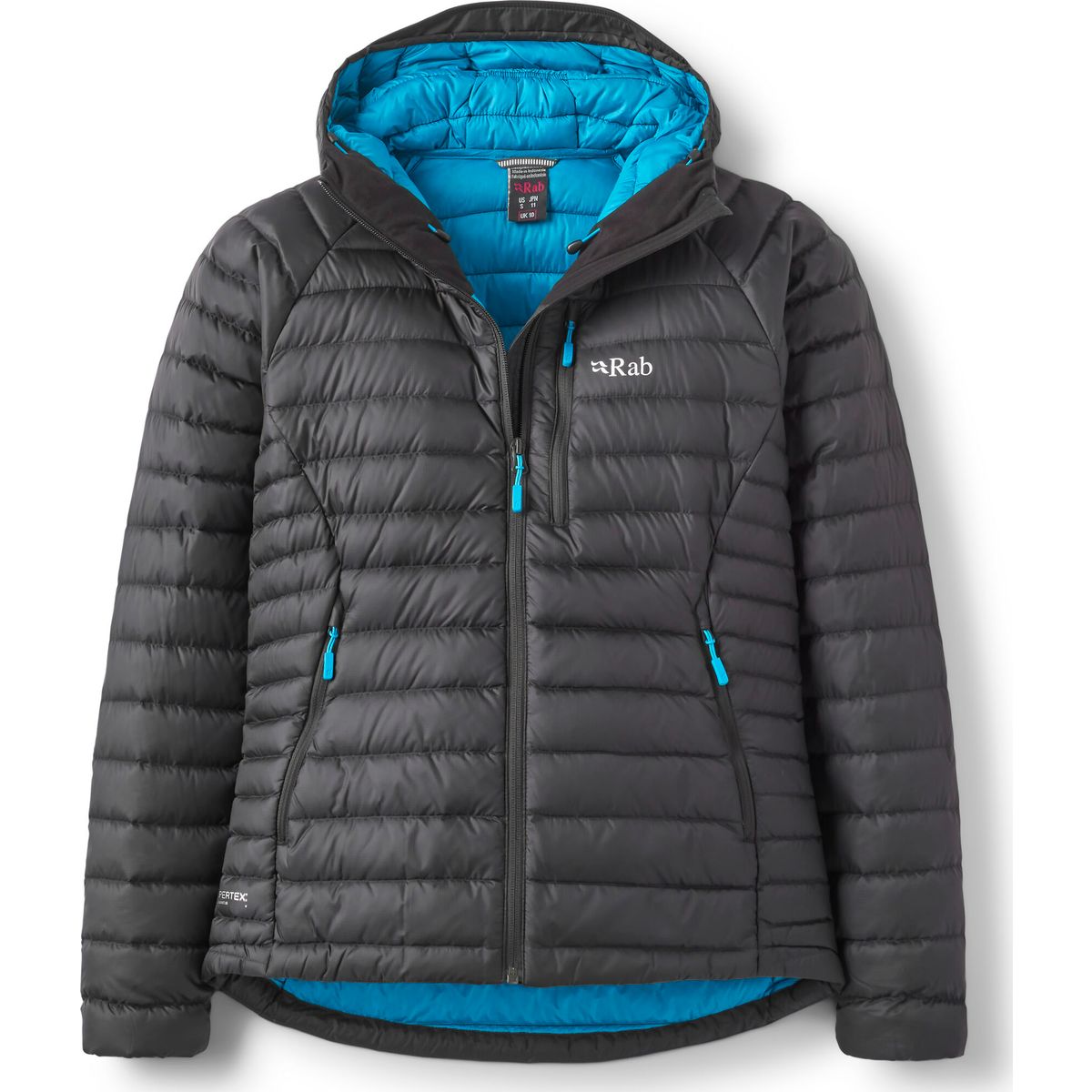 Rab Microlight Alpine Jacket Wmns black (BL) 16 QDB-13-BL-16