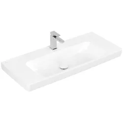 Villeroy & Boch Architectura Waschbecken Weißen Alpin CeramicPlus 1000x445x165mm Wandmontage ohne Überlauf
