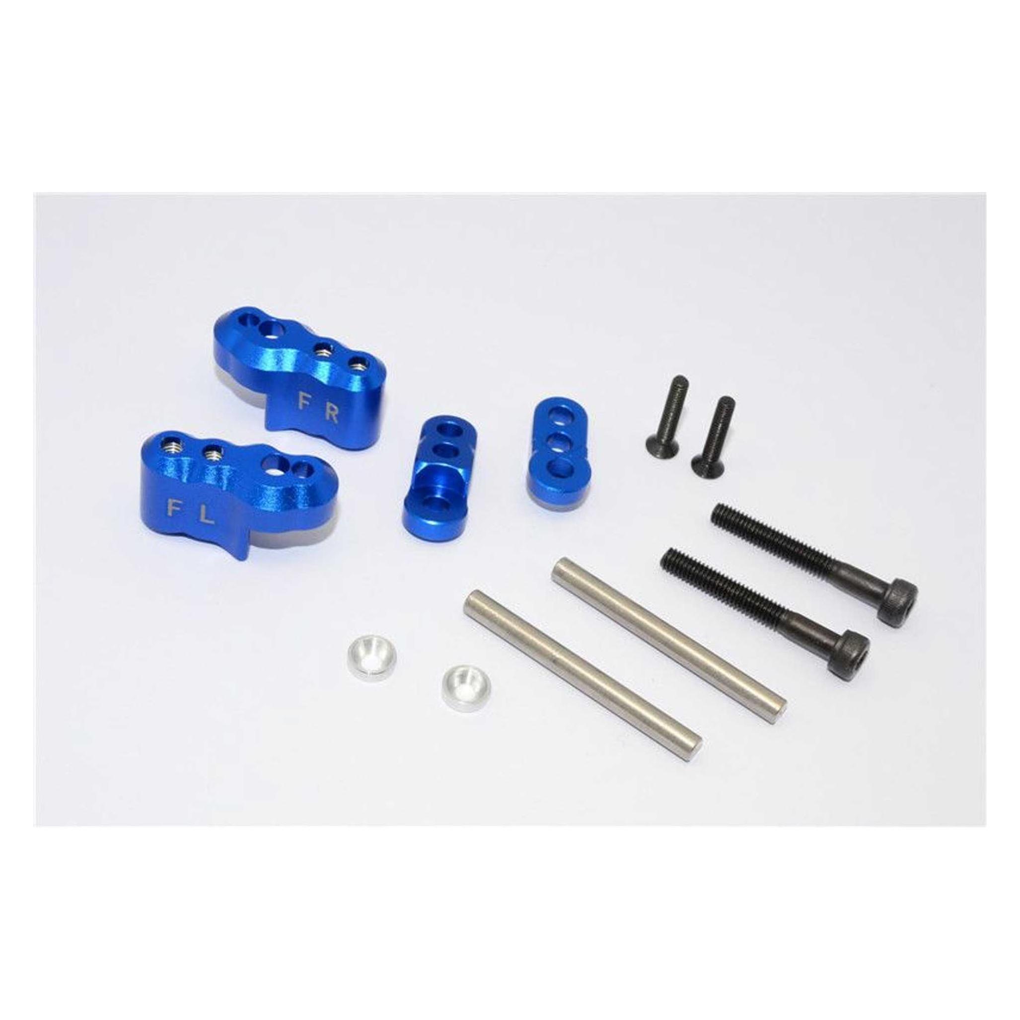 GPM Aluminium Dämpferbefestigung vorne blau TRX X-MAXX (GPMTXM028B)