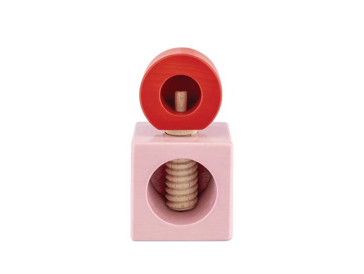 Alessi - ES20 Nussknacker, rosa / rot