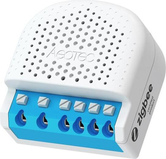 Aeotec Zigbee inbouwschakelaar met energieverbruiksmelding en beveiliging