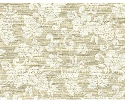 Seabrook Designs Juno Island Floral Unpasted Wallpaper