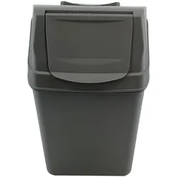 Prosperplast Mülleimer-Set 20l SORTIBOX 3-tlg., Abfalleimer, Grau