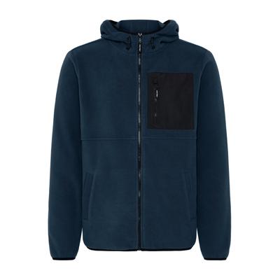 Fleecejacke BLEND "Fleecejacke BHFlorix", Herren, Gr. XL, blau (marineblaus), Obermaterial: 100% Polyester PES., Jacken Fleecejacke