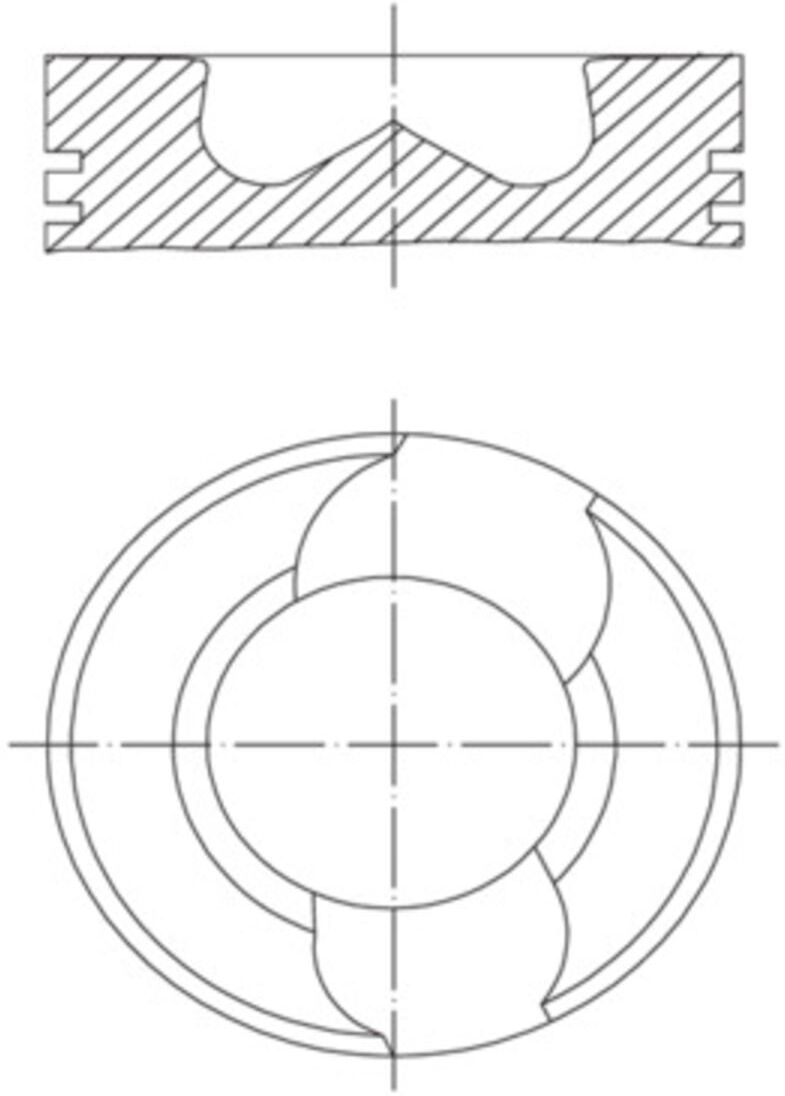 Kolben MAHLE 030 98 00