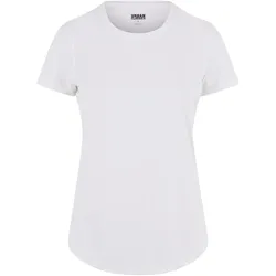 Urban Classics, Damen, Sportshirt, Ladies Sports Tee - 191805 (S), Weiss
