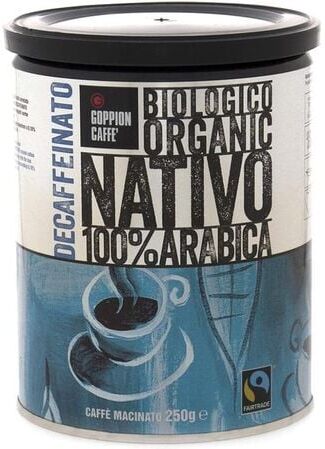 goppionCaffe Goppion Caffè Entkoffeiniert Bio Nativo 100% Arabica Gemahlener Kaffee 250 G - MaxiCoffee