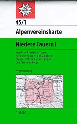 Oesterreichischer Alpenverein - Niedere Tauern 1: Wegmarkierung - Topographische Karte 1:50.000 (Alpenvereinskarten) - Preis vom 07.10.2026 11:45:10 h