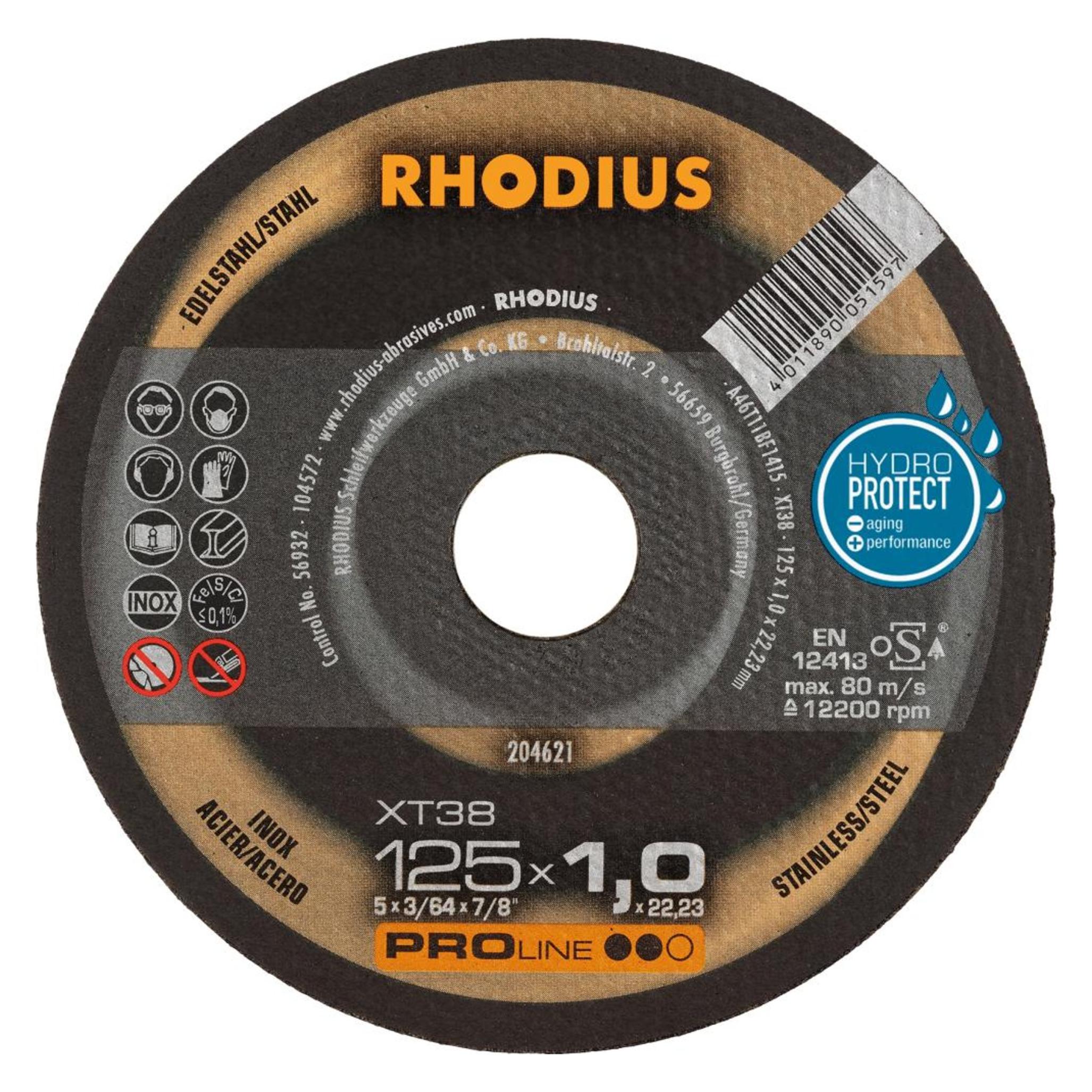Rhodius Trennscheibe XT38 205602 Durch (205602)