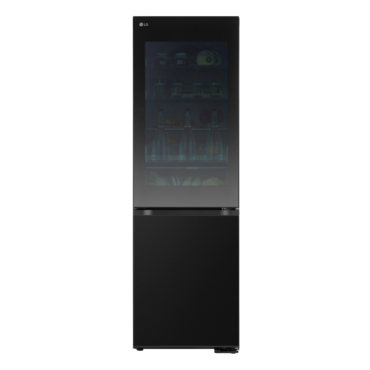 LG GBG5160CEV Koel-vriescombinatie Zwart