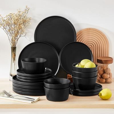 vancasso PLAYB Stoneware Dinnerware Set Service for 6