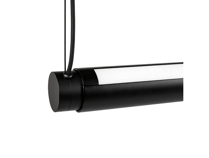 Factor Linear 1500 Pendelleuchte Diffused Soft Black - HAY - Küche - Design - Metall - Einflammig