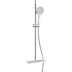 SAT Duschset mit Ablage Weiß/Chrom SATSSP31
