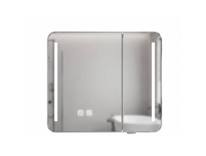 Armoire miroir LED salle de bain blanche - 80 cm - ALEN