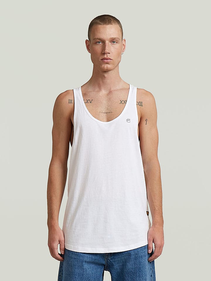 G-Star Top in Weiß - L