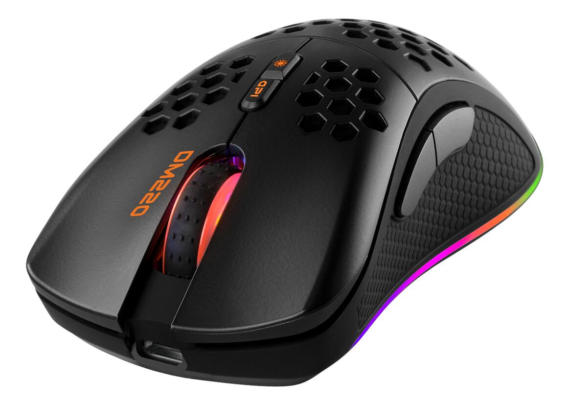 Deltaco DM220 Gaming Maus, Schwarz GAM-120