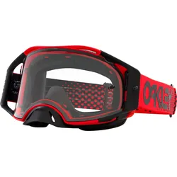 Oakley Airbrake MX Moto, Crossbrille - Rot/Schwarz Klar