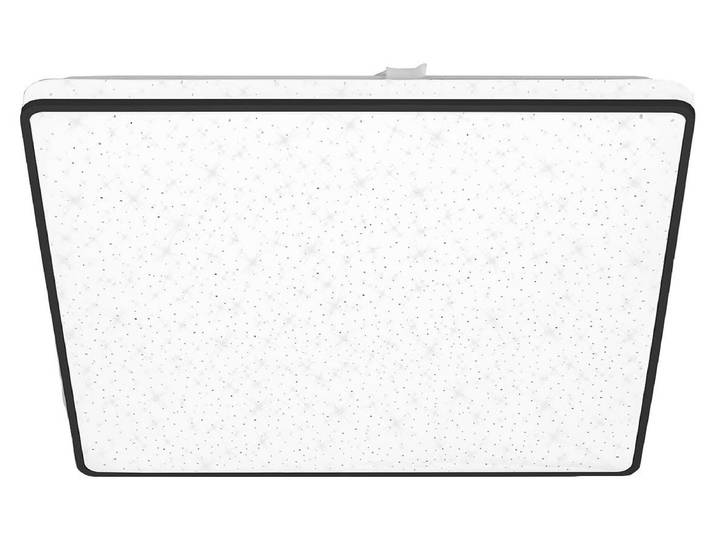 Plafonnier LED Ciel étoilé Backlight plat 24W noir Briloner
