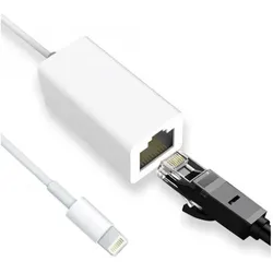 PowerGuard RJ45 (Lightning), Netzwerk Adapter, Weiss