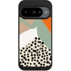 Nivocase Handyhülle für Google Pixel 10 Hülle NIVOpure Case Schwarz Abstrakt Boho Kunst (Google Pixel 10), Smartphone Hülle, Schwarz